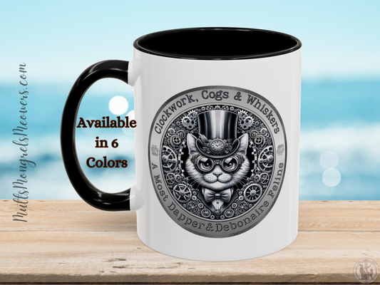 Mug Cat Steampunk Kitty Tea Mug Quirky Cat Gift Coffee Cup Cat Themed 11oz Perfect Gift For Catful Lovers Steampunk Victorian