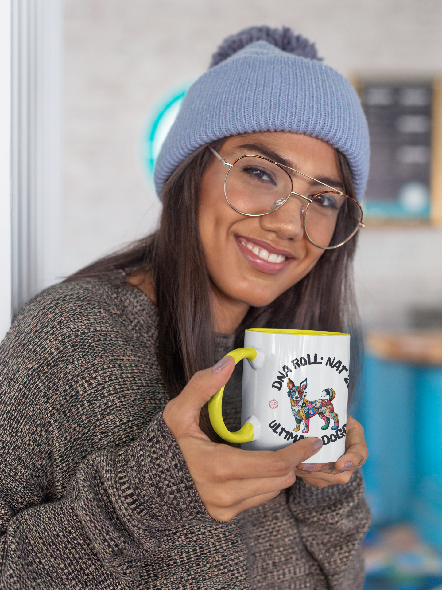 Mug Mixed Breed Rescue Dog Dogful Mongrel Gamer Dog Gift Inspired Dog RPG Themed 11oz Perfect Gift For Dog Lovers Coffee Cup