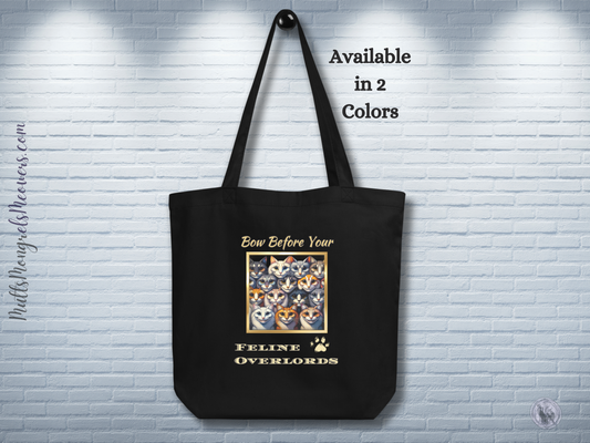 Organic Tote Bag Mixed Breed Funny Cat Kitty Attitude Gift Reusable Catful Cat Lovers Mom Bold Feline Humor Design Sarcastic Quote Retro Pet