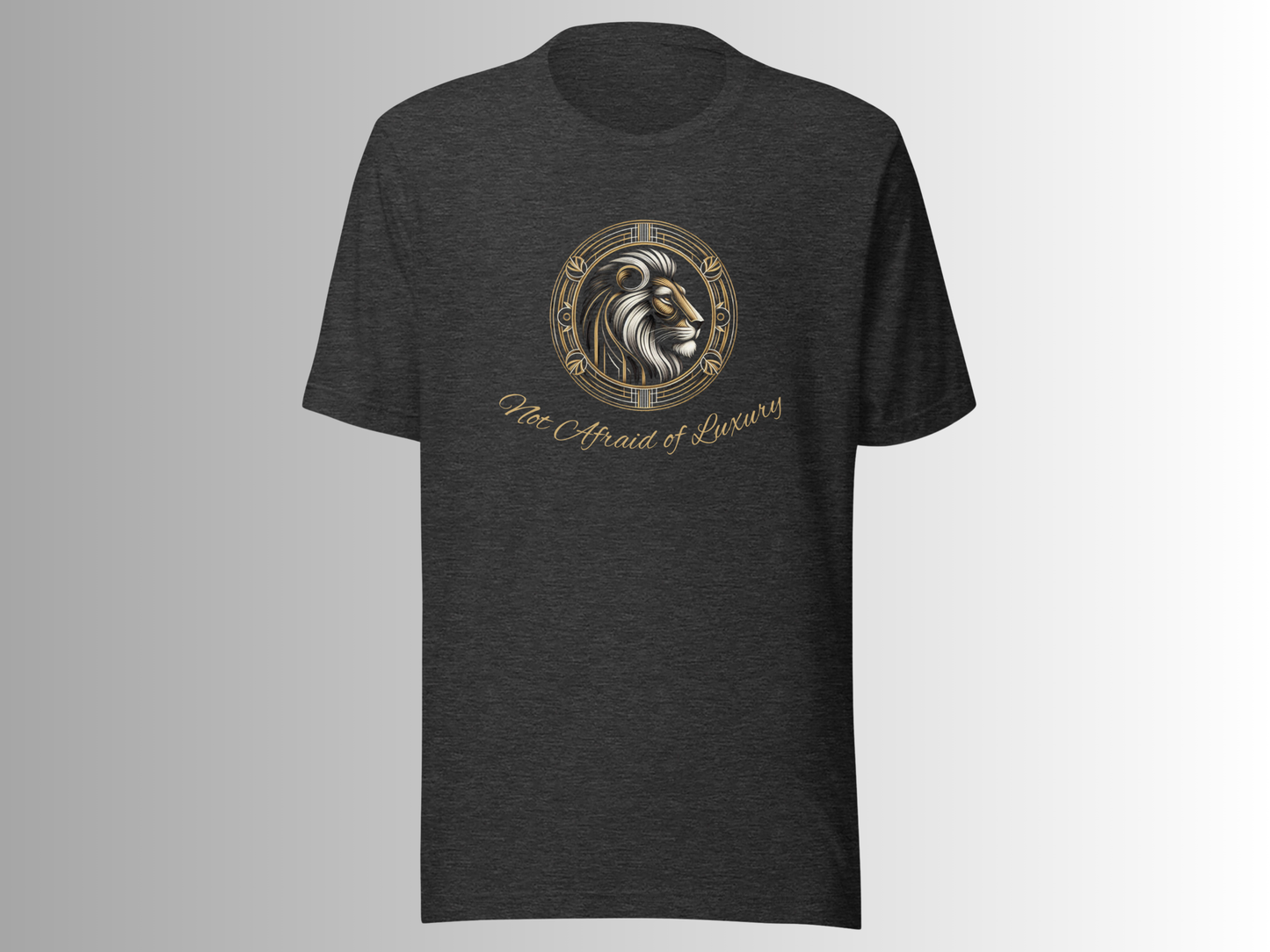 Unisex T-shirt Funny Sarcastic Lion Shirt Astrology Apparel Leo Gift Bold Horoscope Tee Luxury Star Sign Top for Animal Lovers Unique Zodiac