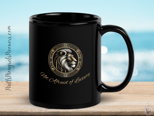 Glossy Mug Funny Sarcastic Lion Coffee Cup Astrology Drinkware Leo Gift Bold Horoscope Tea Mug Luxury Star Sign Animal Lovers Unique Zodiac