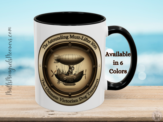 Mug Mixed Breed Mutt Mongrel Rescue Dog Coffee Cup Gift For Dog Lovers Ceramic Pet Style Dogful Themed Steampunk Victorian