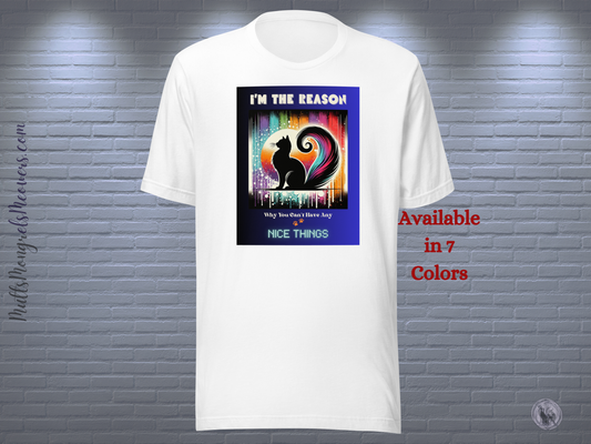 T-Shirt Funny Art Deco Cat Tee Sarcastic Kitty Shirt Cat Lover Gift Unique Catful Unisex Vintage Feline Humor Graphic Fit Rescue Cat Mom Dad