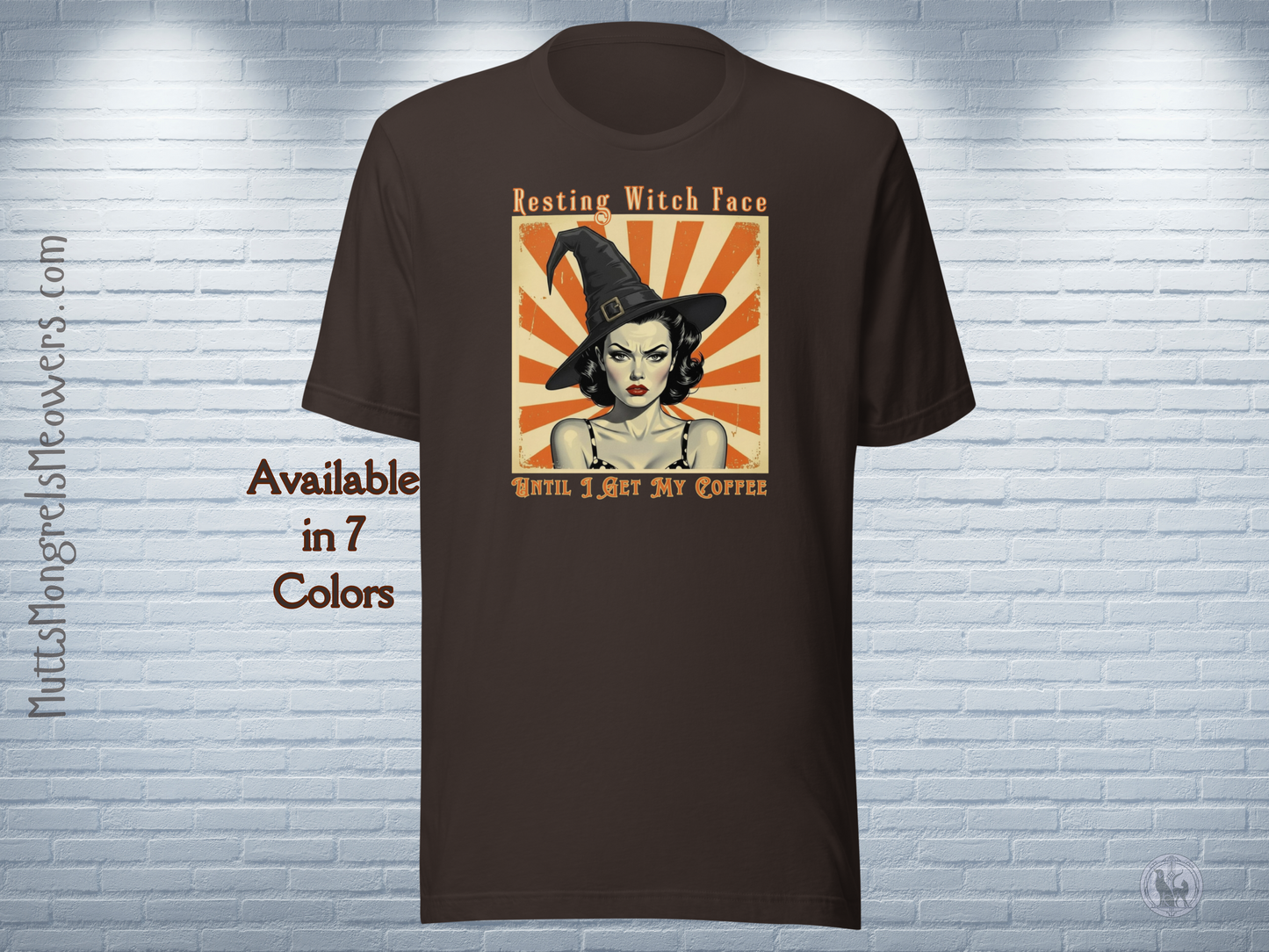 Funny Retro T-Shirt: Halloween Gift for Coffee Loving Women