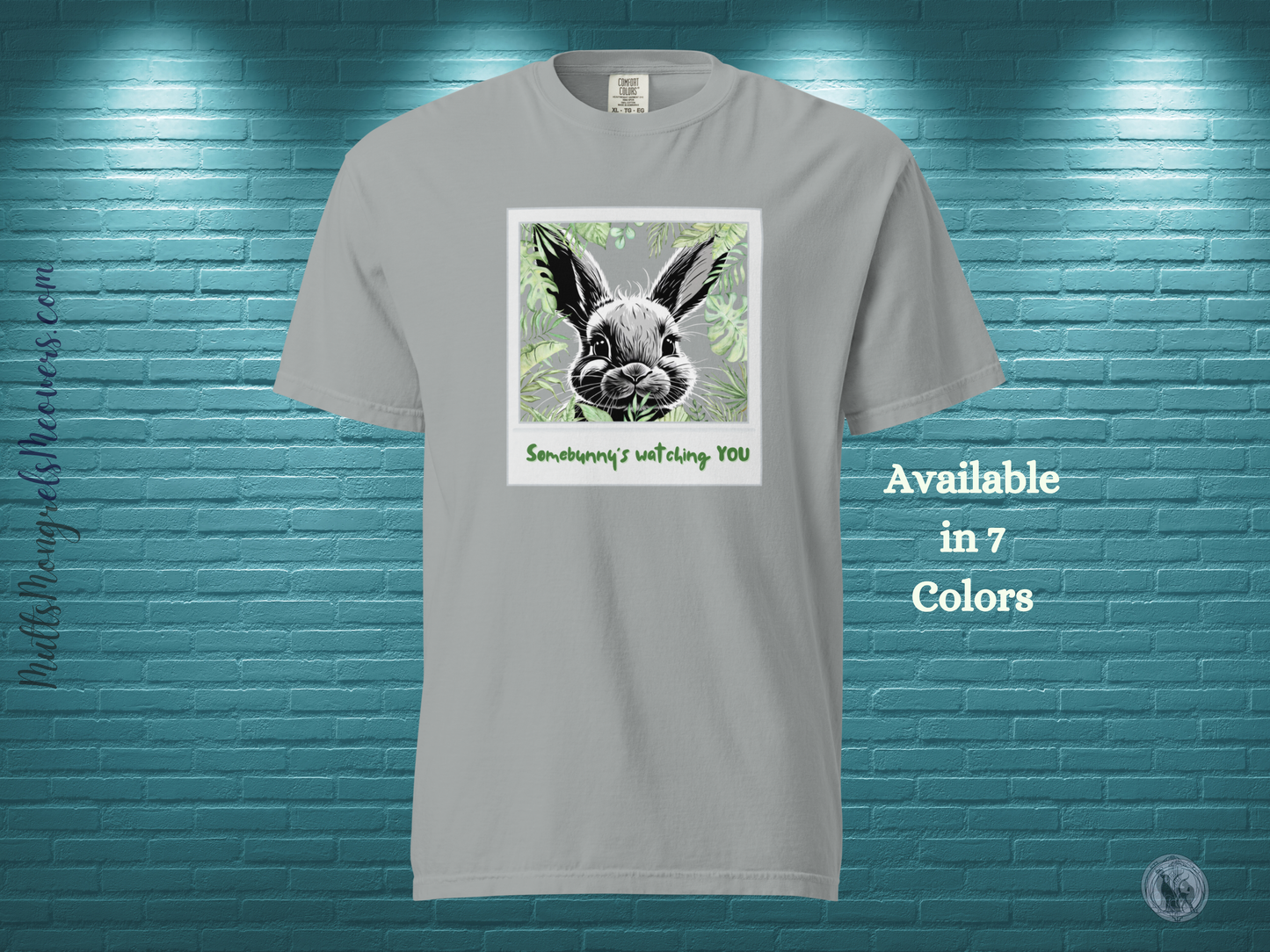 T-Shirt Funny Comfort Colors Bunny Tee Sarcastic Gift Unisex Fit Unique Rabbit Shirt Whimsical Bunniful Humor Summer Animal Lovers Apparel