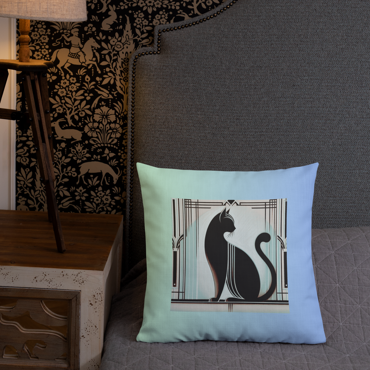 Pillow Art Deco Cat Gift Presence Design For Cat Lovers Rescue Cat Royal Cat Sarcastic Feline Gift Throw Cushion Diva Décor Cat Mom Cat Dad