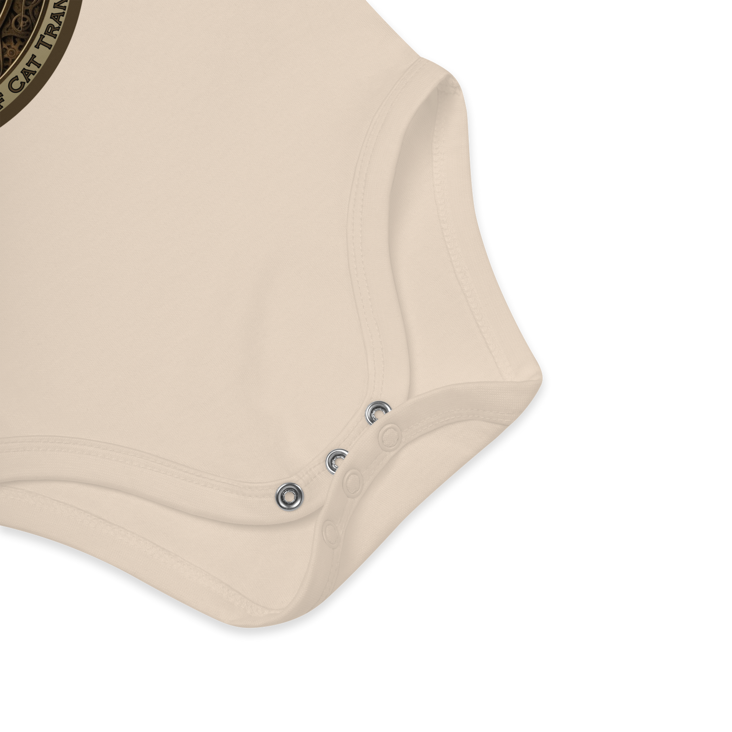 Organic Cotton Baby Bodysuit Steampunk Cat Victorian Baby Shower Gift Unique Feline Infant Outfit Quirky Pet Lover Babywear Rescue Cat