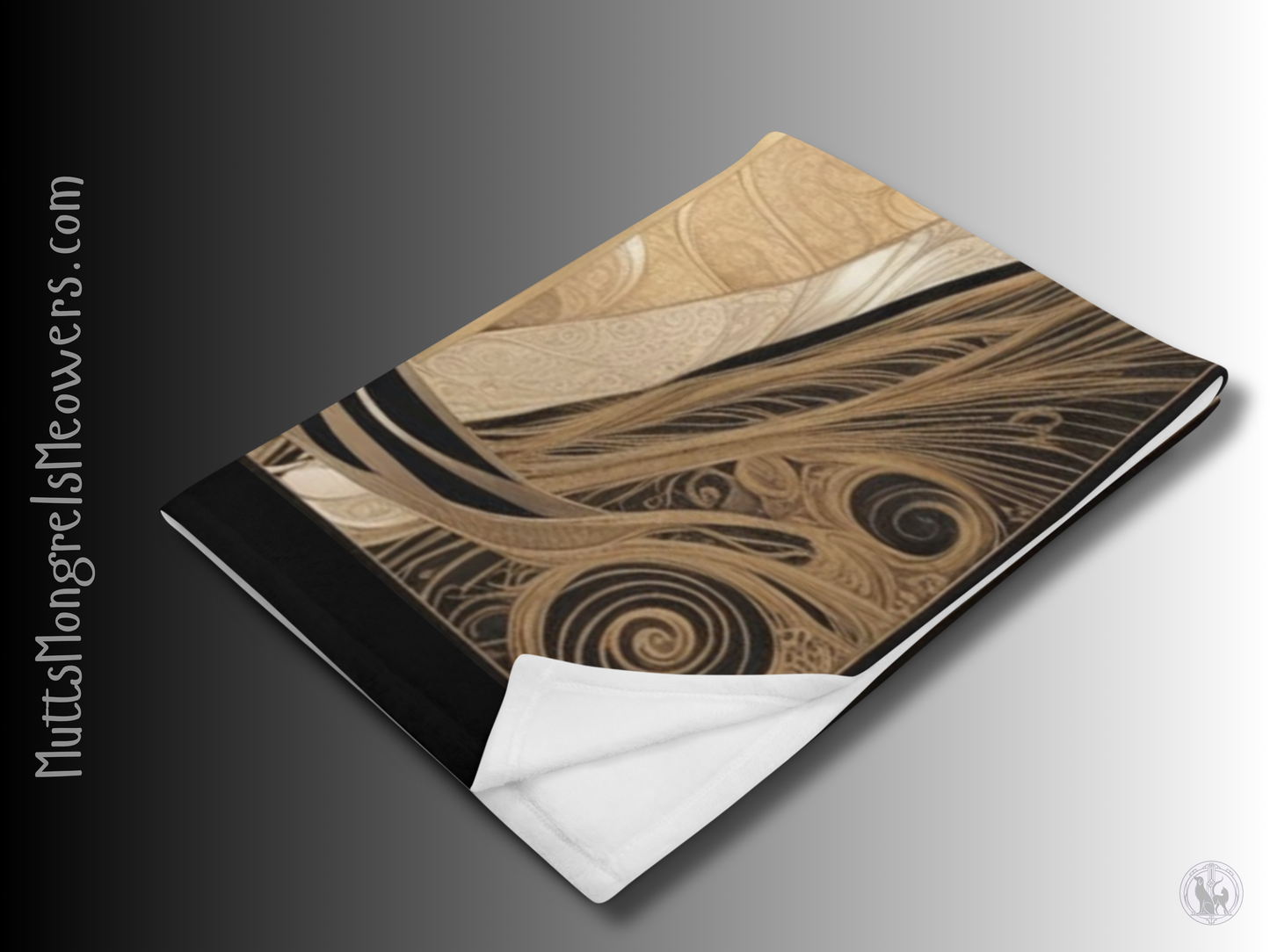 Elegant Art Deco Throw Blanket: Stylish Home Decor Not Only for Libra and Astrology Lovers