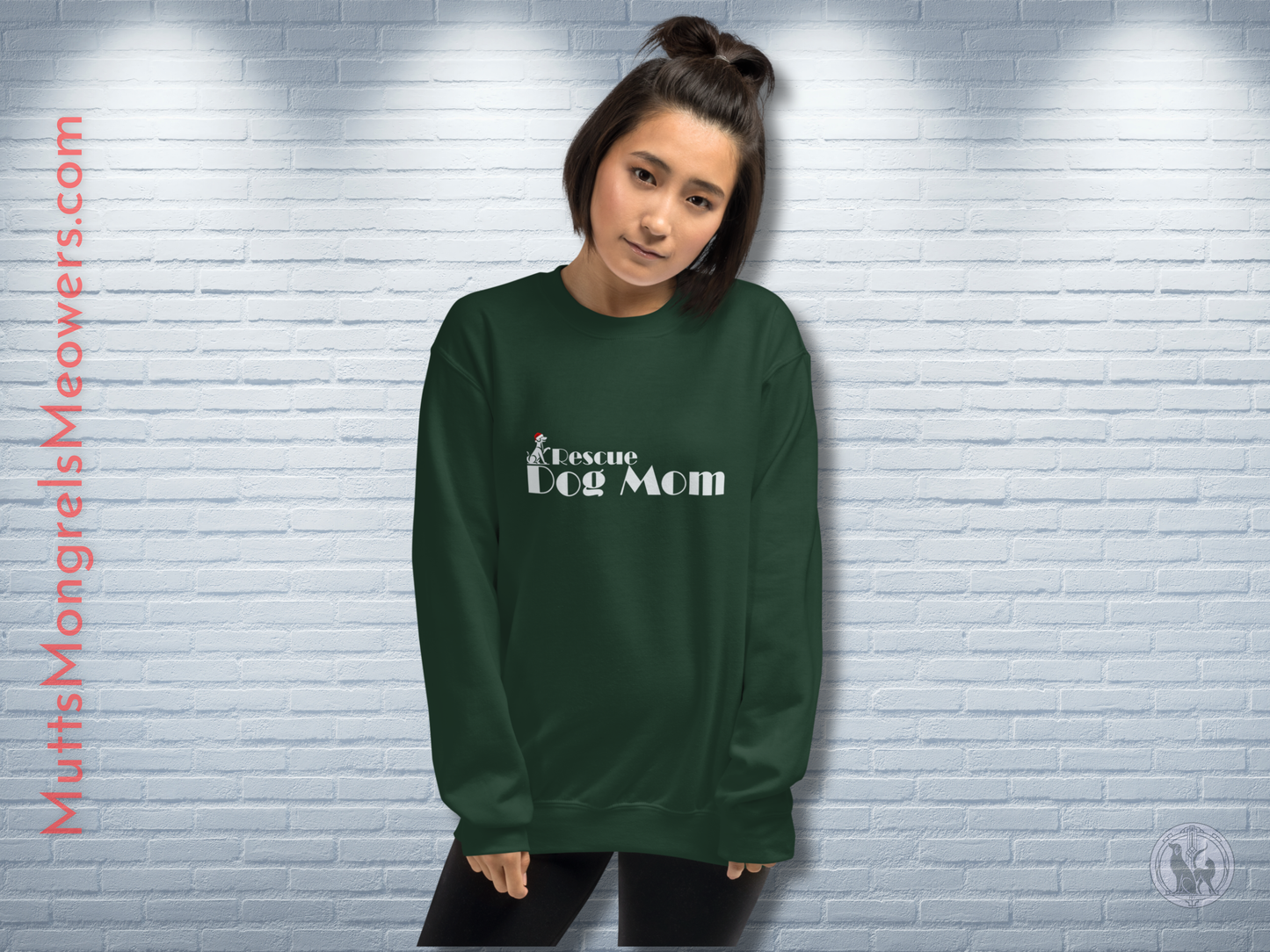 Dog Mom Sweatshirt - Customizable Cozy Gildan Sweater Christmas Gift