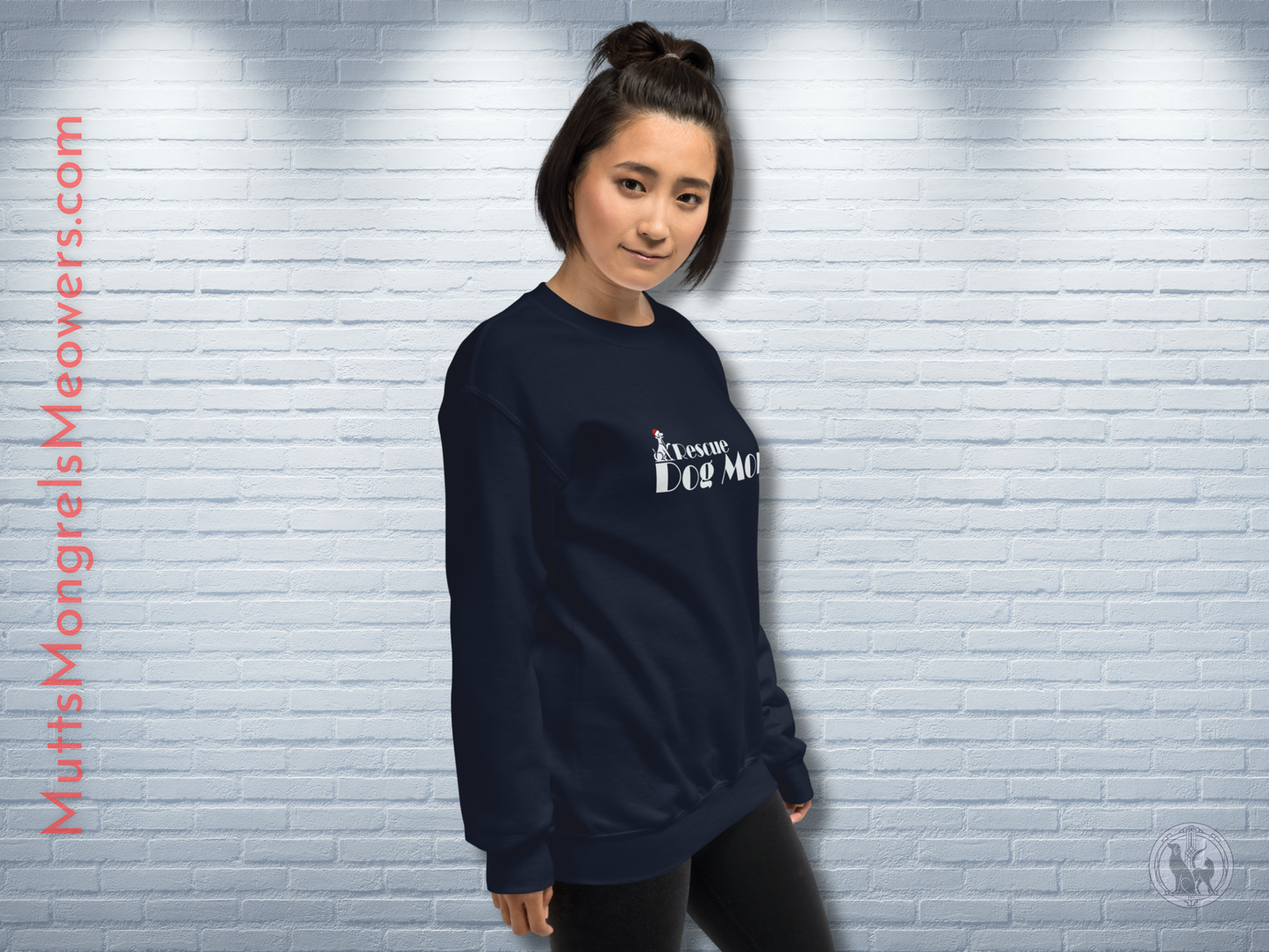 Dog Mom Sweatshirt - Customizable Cozy Gildan Sweater Christmas Gift