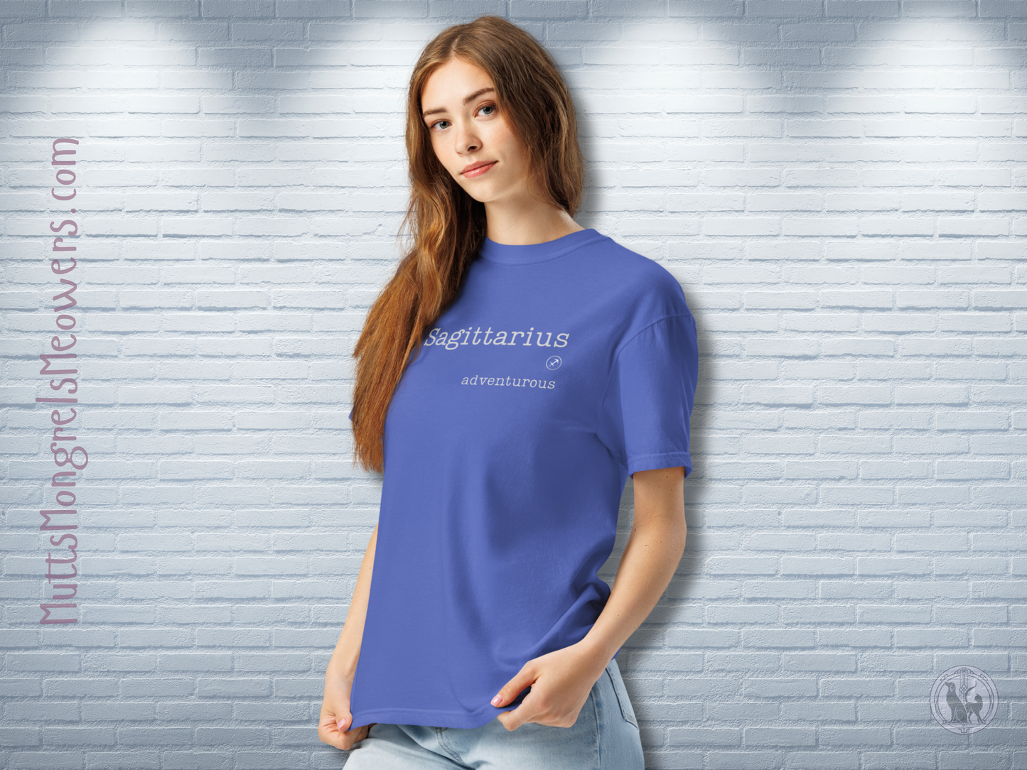 Unisex Adventurous Sagittarius Astrology T-Shirt - Comfort Colors Zodiac Gift Tee