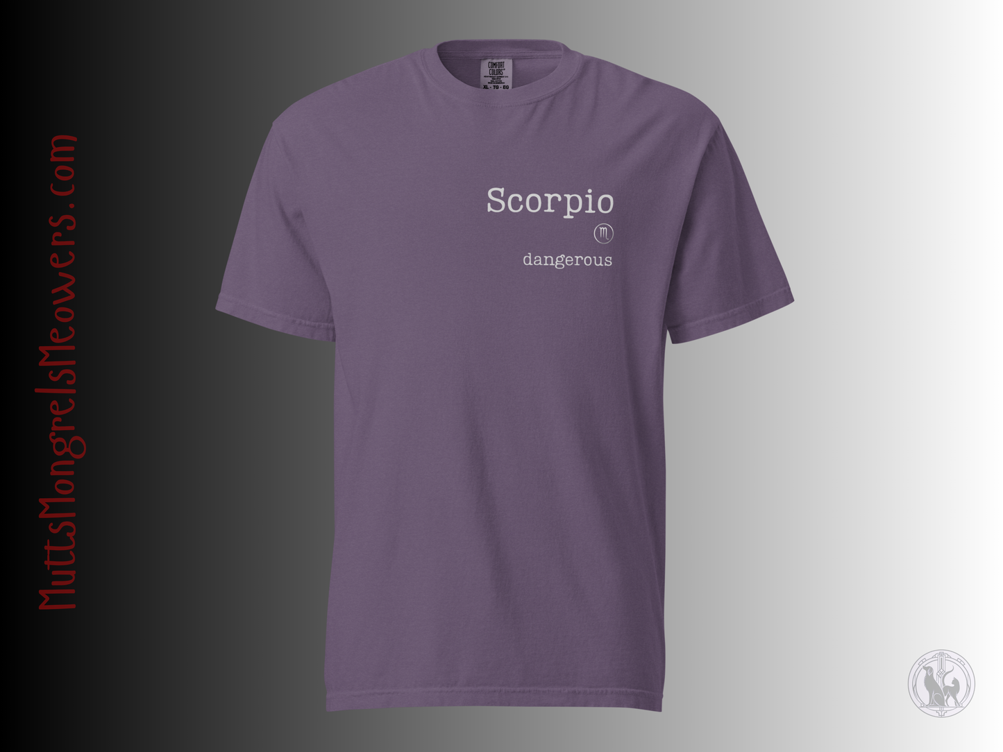 Unisex Dangerous Scorpio Astrology T-Shirt - Comfort Colors Zodiac Gift Tee