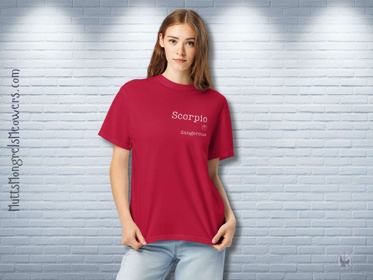 Unisex Dangerous Scorpio Astrology T-Shirt - Comfort Colors Zodiac Gift Tee