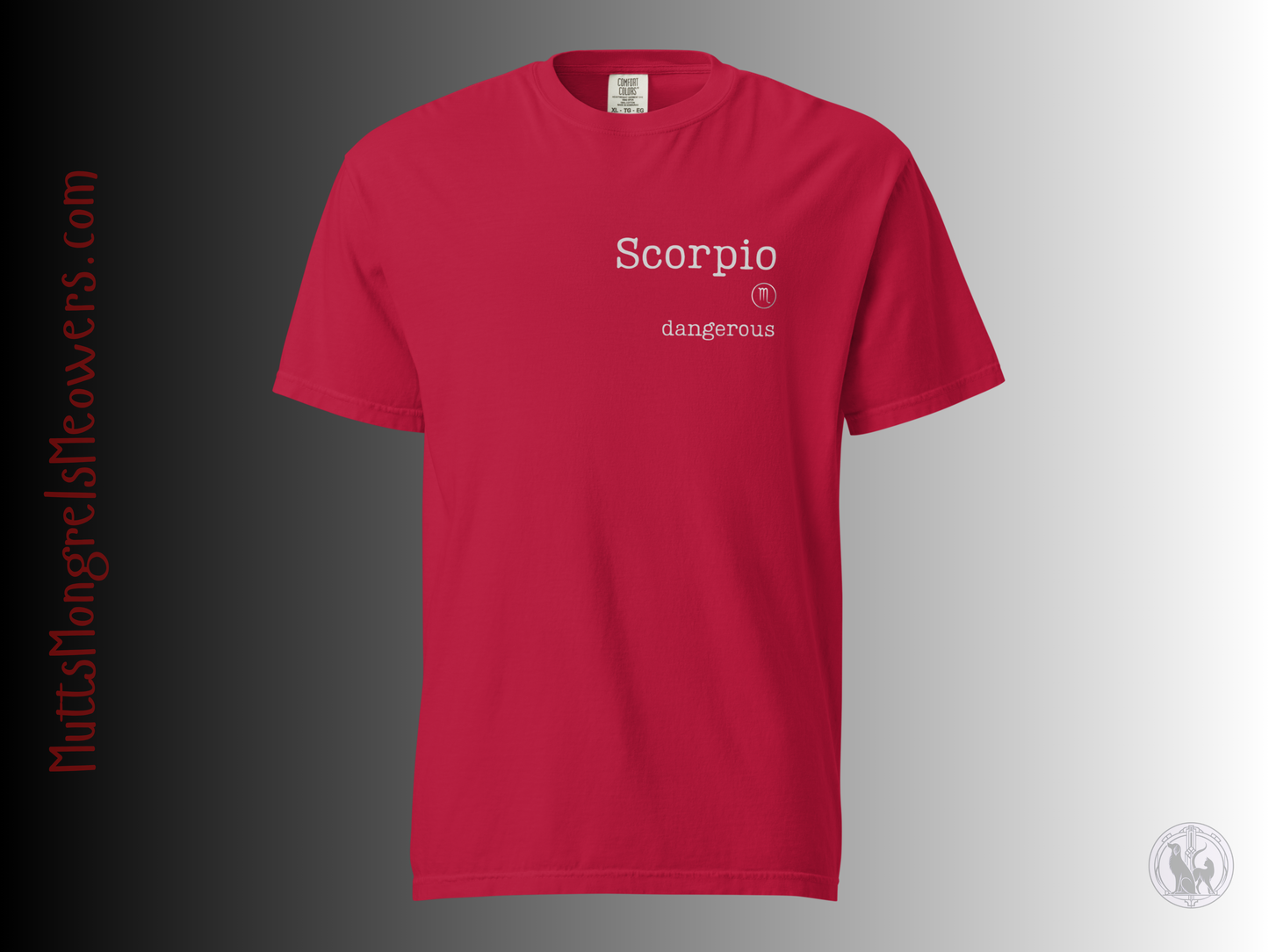 Unisex Dangerous Scorpio Astrology T-Shirt - Comfort Colors Zodiac Gift Tee