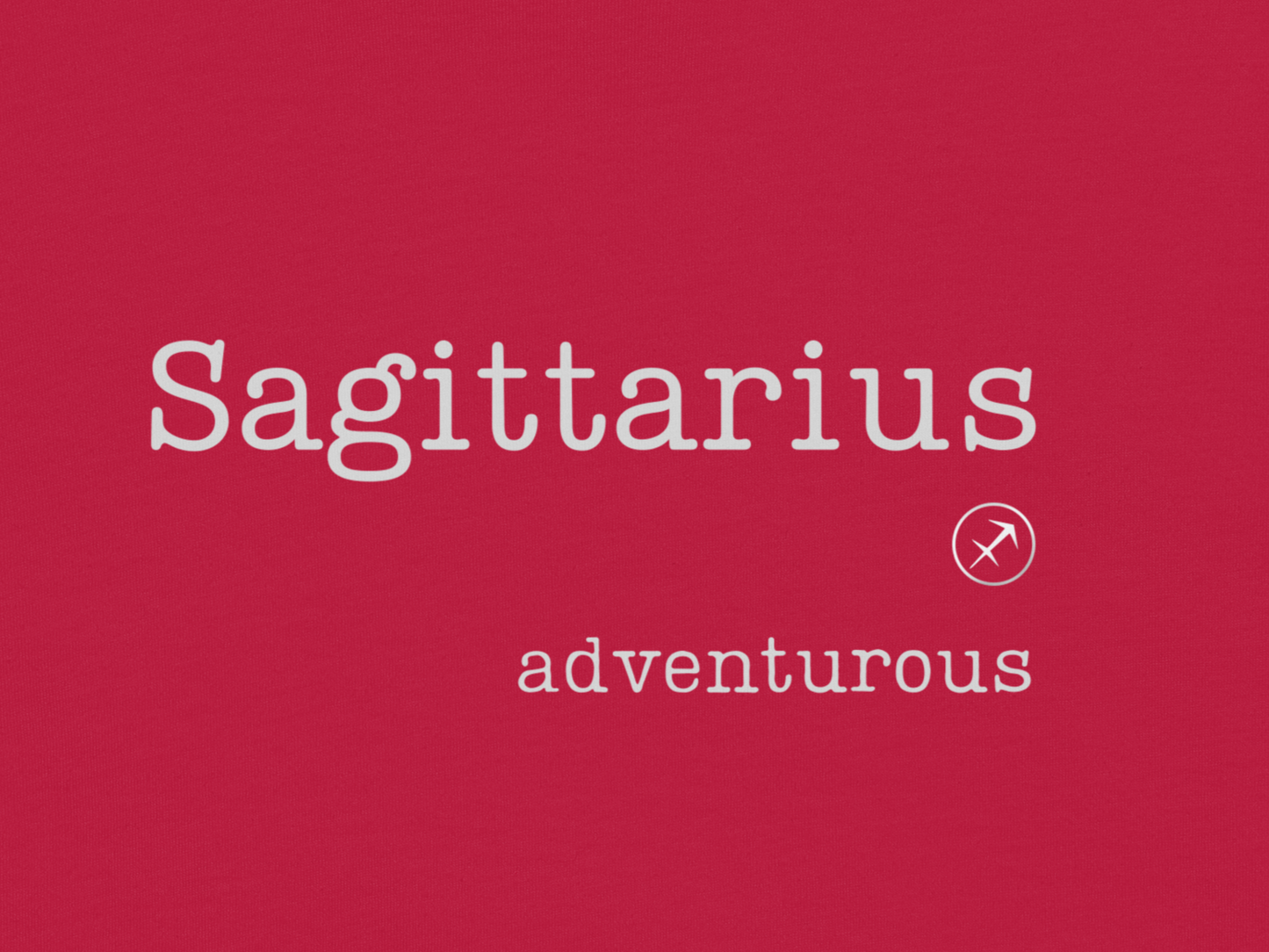 Unisex Adventurous Sagittarius Astrology T-Shirt - Comfort Colors Zodiac Gift Tee
