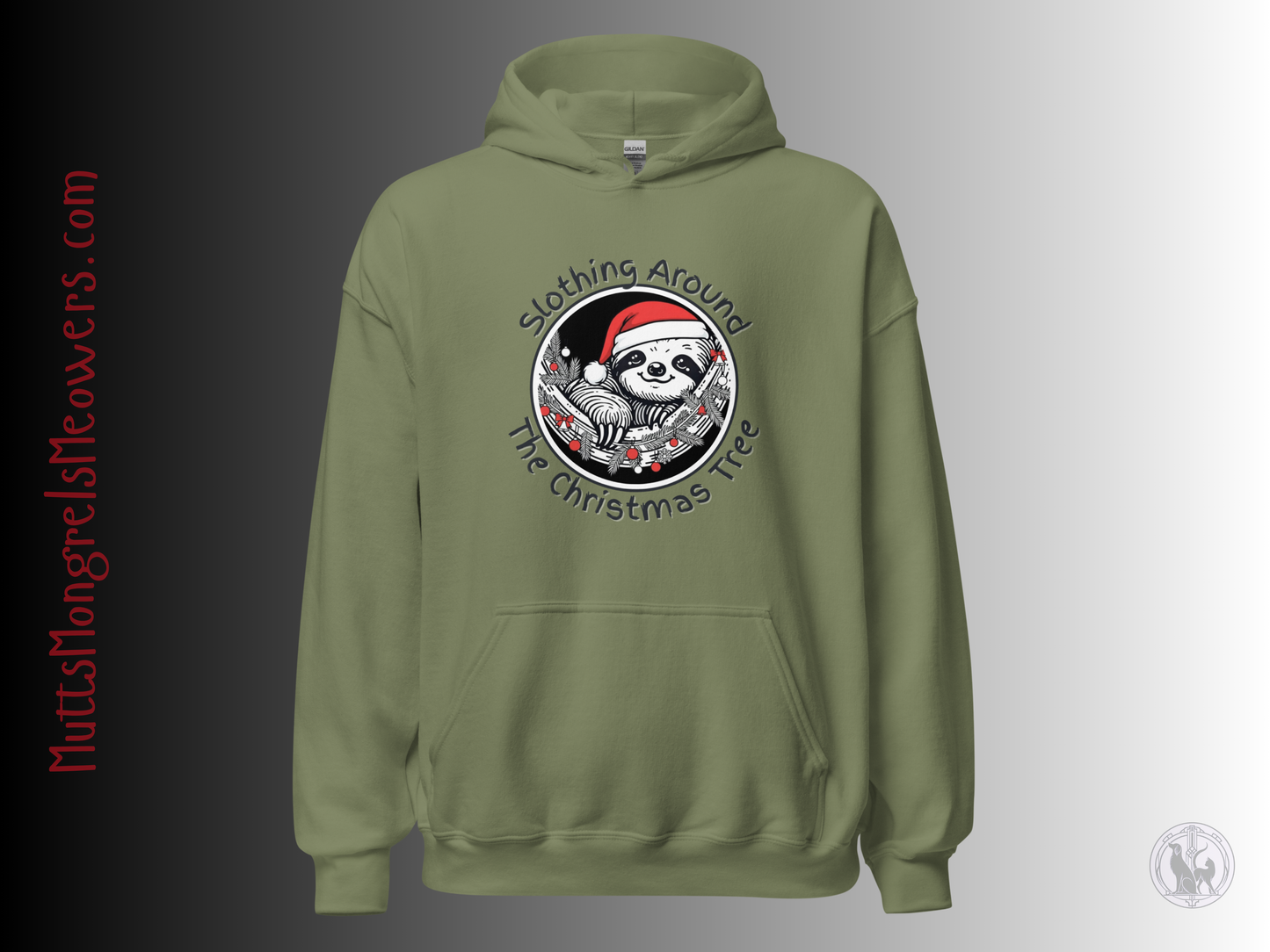 Funny Sloth Unisex Hoody: Cozy Christmas Gift for Animal Lovers