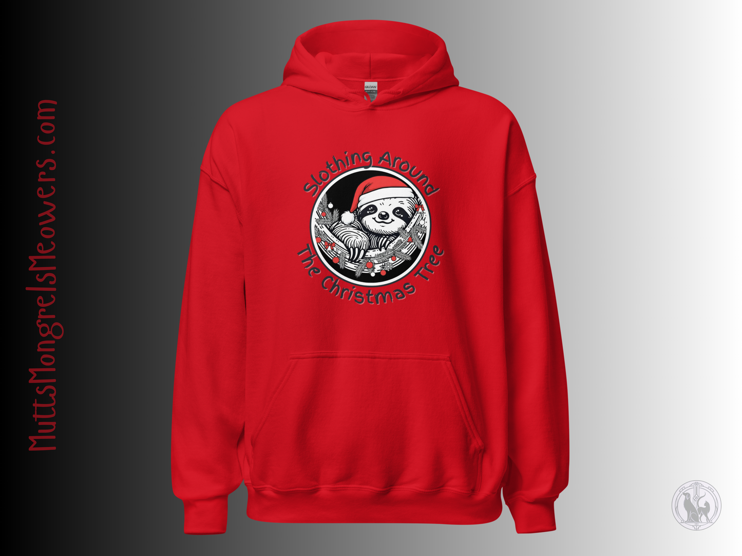 Funny Sloth Unisex Hoody: Cozy Christmas Gift for Animal Lovers