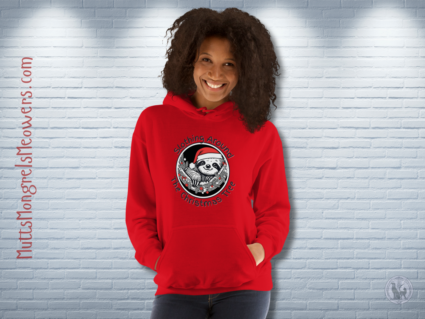 Funny Sloth Unisex Hoody: Cozy Christmas Gift for Animal Lovers