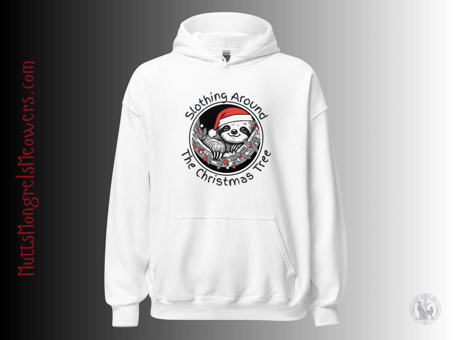 Funny Sloth Unisex Hoody: Cozy Christmas Gift for Animal Lovers