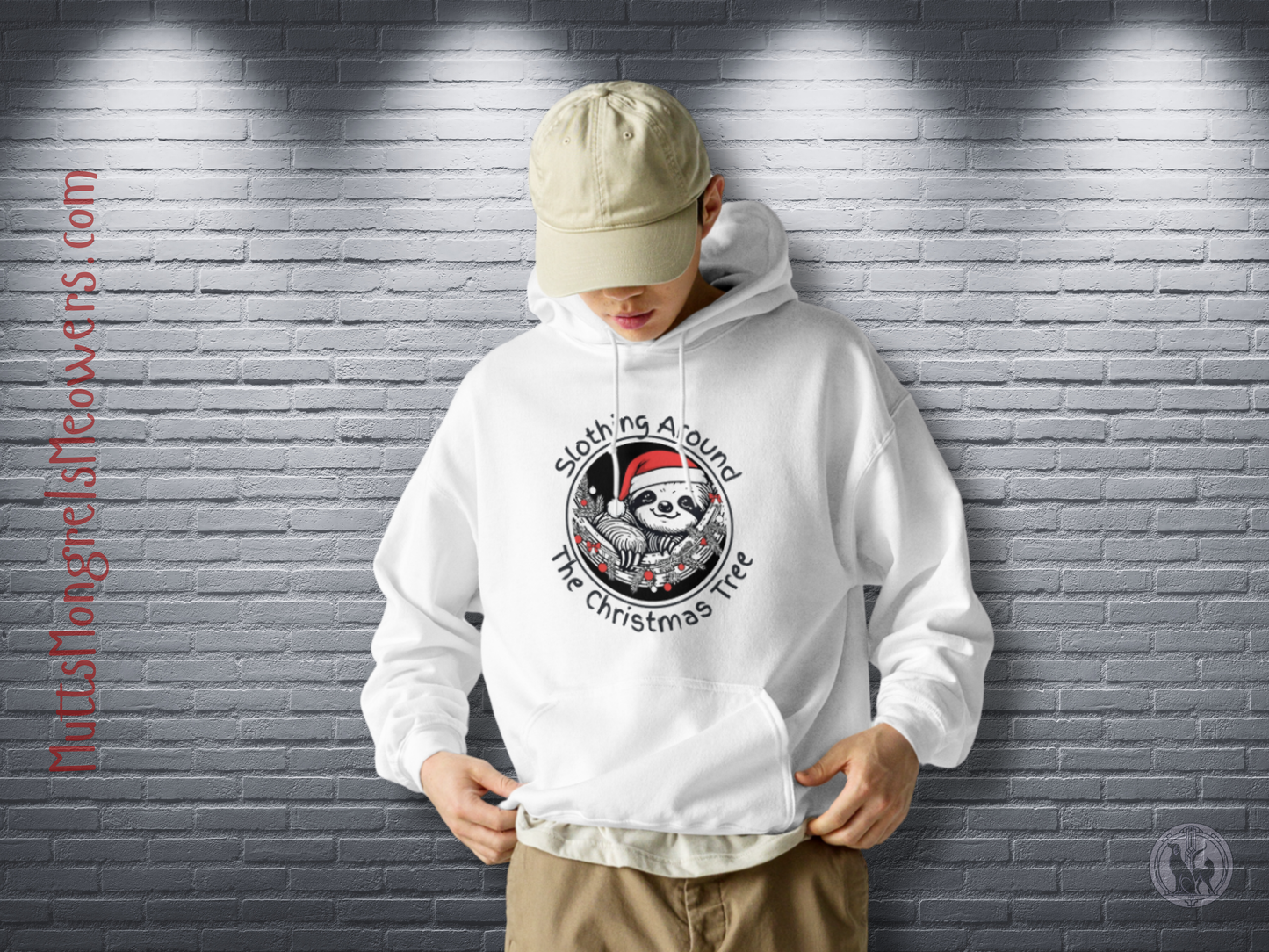 Funny Sloth Unisex Hoody: Cozy Christmas Gift for Animal Lovers
