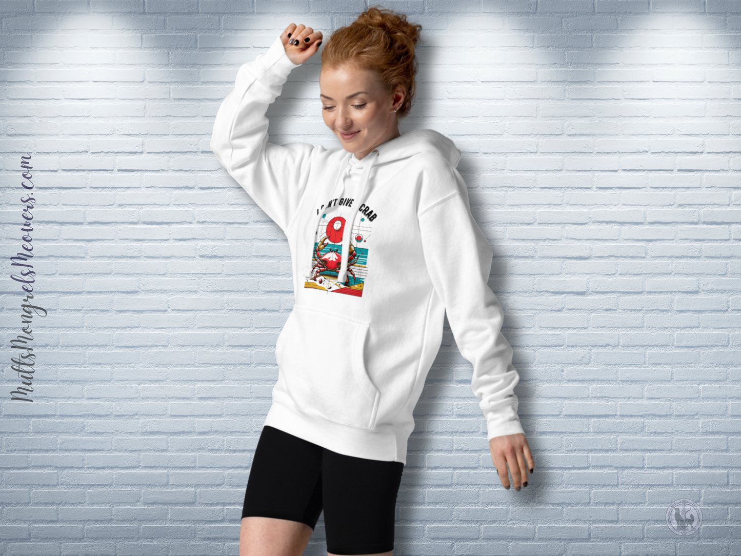 Hoodie Crabby Crab Sweatshirt Crustacean Retro Gift Unique Cosmic Unisex Pop Art Apparel Summer Astrology Cancer Star Sign Zodiac Lovers