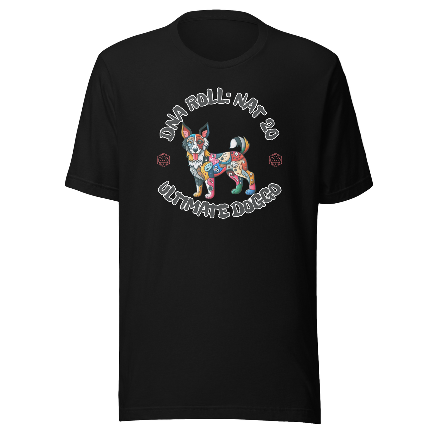 T-Shirt Mixed Breed Dog Lover Tee Rescue Dog Shirt Quirky Gamer Mutt Apparel Geeky Dogful Gift Theme Unisex Mongrel Dog Mom Dog Dad Retro