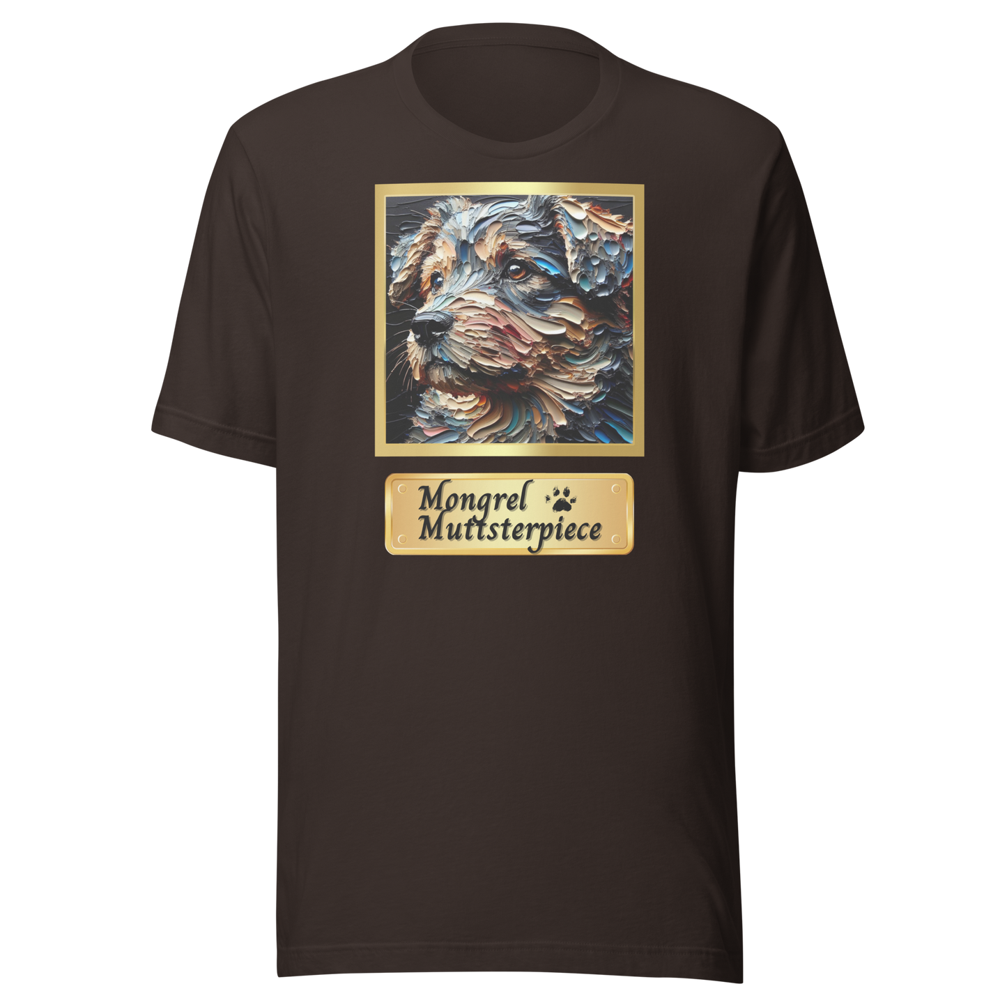T-Shirt Mixed Breed Rescue Dog Shirt Funny Dogful Tee Mongrel Pride Apparel Dog Lover Gift Unique Theme Unisex Graphic Mutt Retro Dog Mom