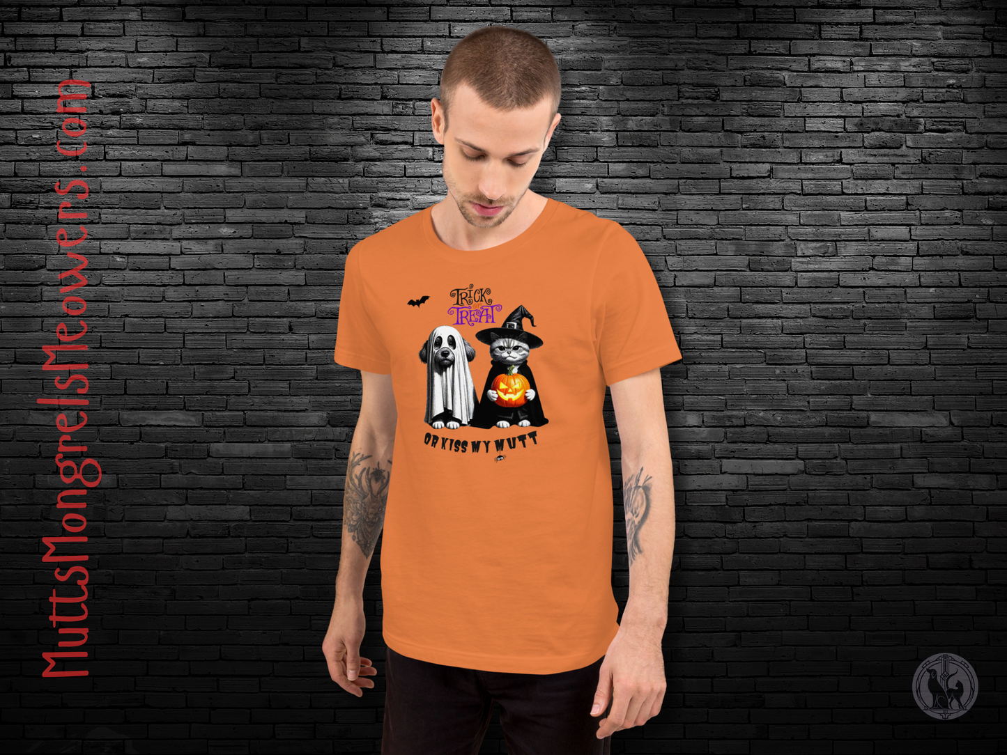 Funny Unisex Cat and Dog T-shirt  - Sarcastic Halloween Gift for Pet Parents