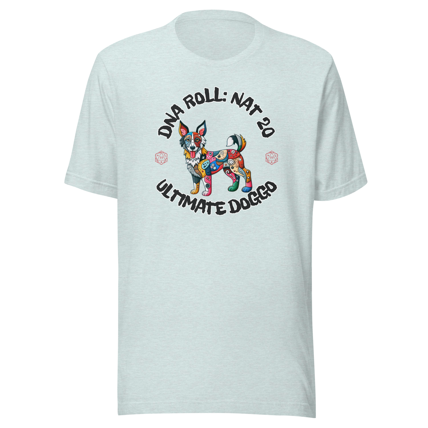 T-Shirt Mixed Breed Dog Lover Tee Rescue Dog Shirt Quirky Gamer Mutt Apparel Geeky Dogful Gift Theme Unisex Mongrel Dog Mom Dog Dad Retro