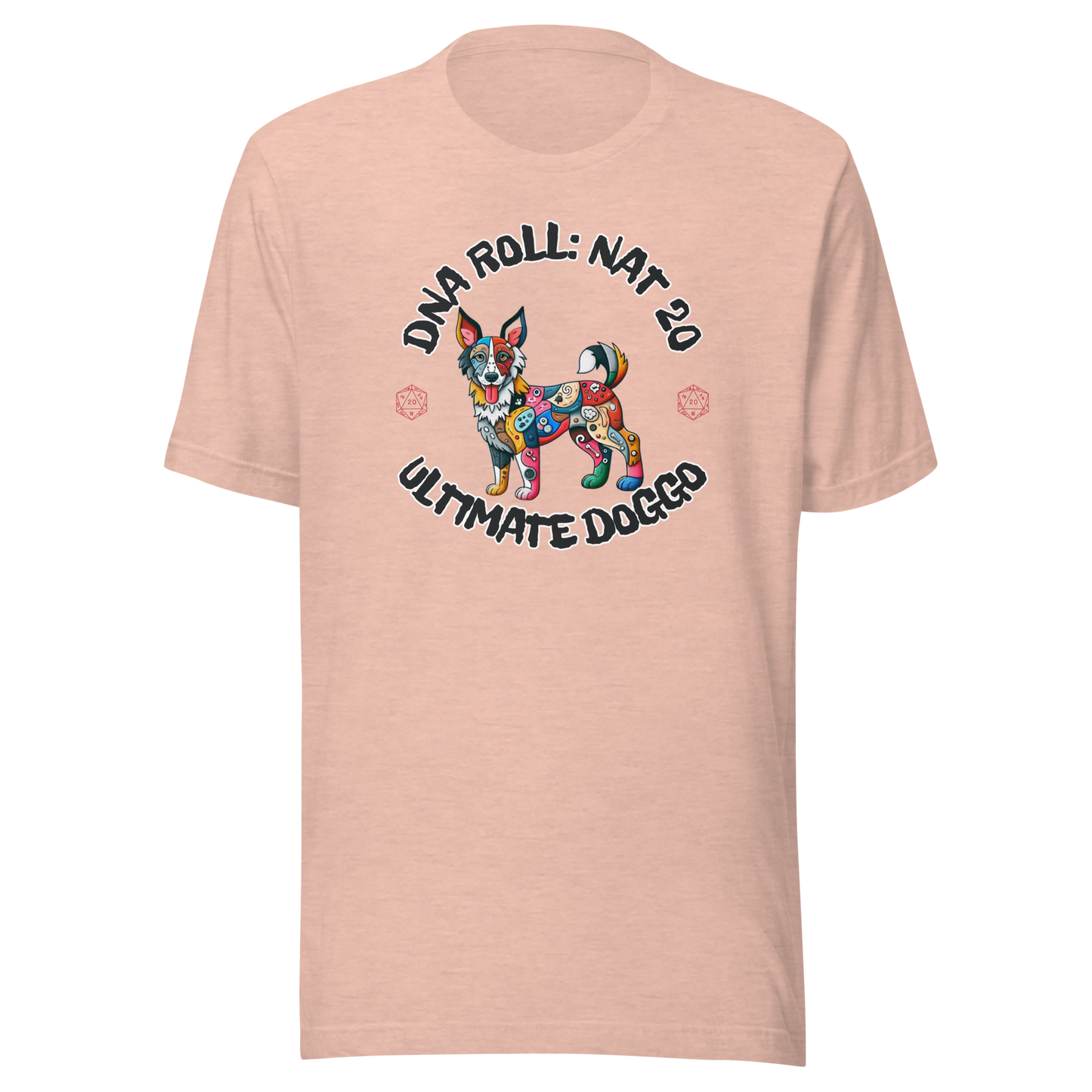 T-Shirt Mixed Breed Dog Lover Tee Rescue Dog Shirt Quirky Gamer Mutt Apparel Geeky Dogful Gift Theme Unisex Mongrel Dog Mom Dog Dad Retro
