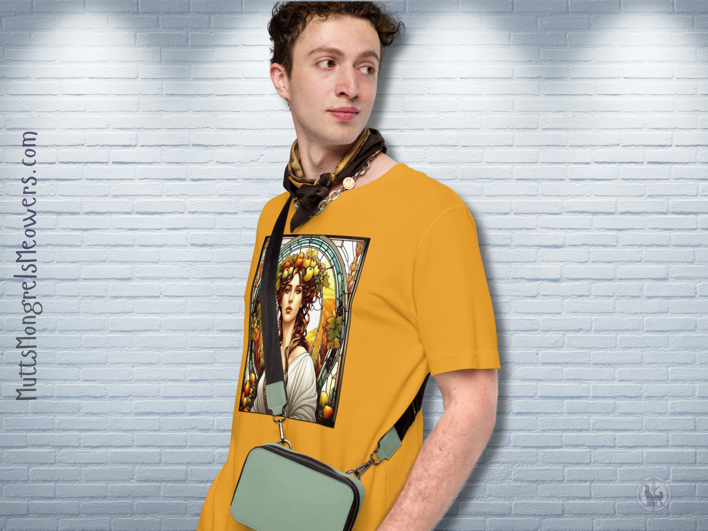 Art Nouveau Fall T-Shirt: Autum Harvest Tee