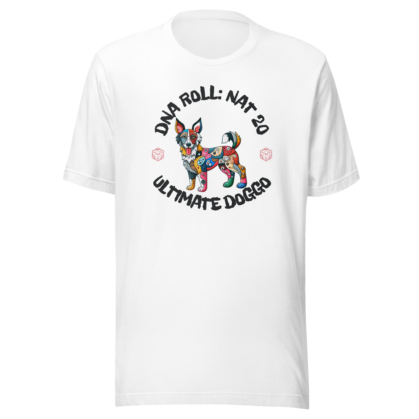 T-Shirt Mixed Breed Dog Lover Tee Rescue Dog Shirt Quirky Gamer Mutt Apparel Geeky Dogful Gift Theme Unisex Mongrel Dog Mom Dog Dad Retro