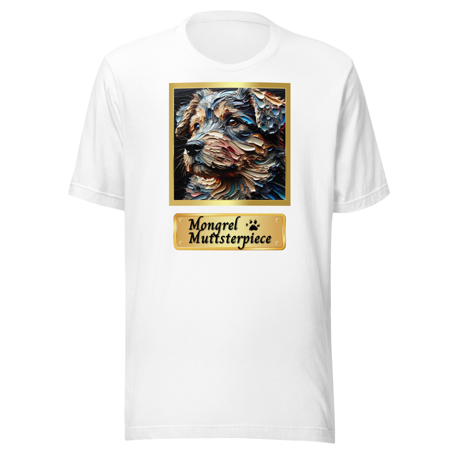 T-Shirt Mixed Breed Rescue Dog Shirt Funny Dogful Tee Mongrel Pride Apparel Dog Lover Gift Unique Theme Unisex Graphic Mutt Retro Dog Mom