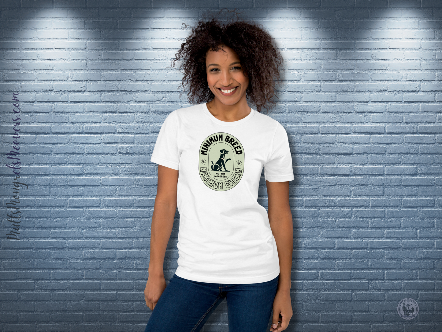 T-Shirt Mixed Breed Dog Humor Tee Rescue Dog Shirt Mutt Pride Apparel Art Deco Dogful Lover Gift Unique Dog Theme Unisex Dog Mom Dog Dad