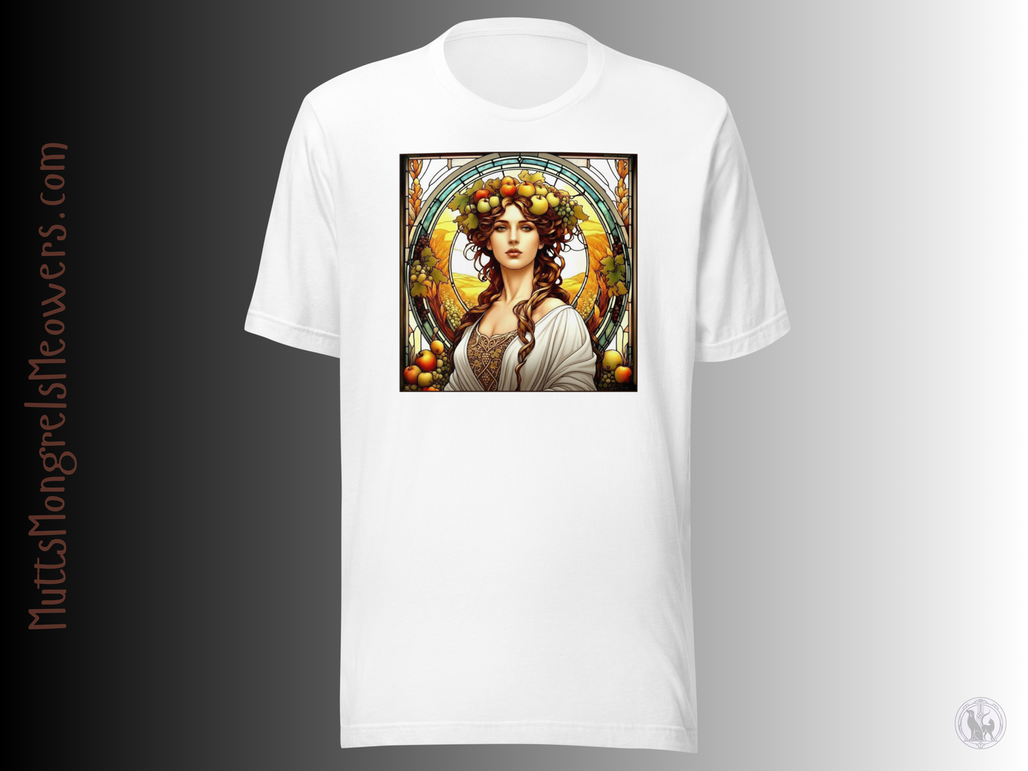 Art Nouveau Fall T-Shirt: Autum Harvest Tee