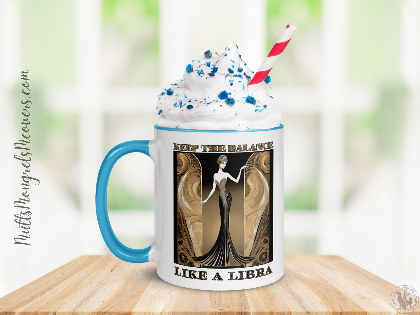 Libra Mug with Color Inside - Zodiac Gift for Astrology Lovers