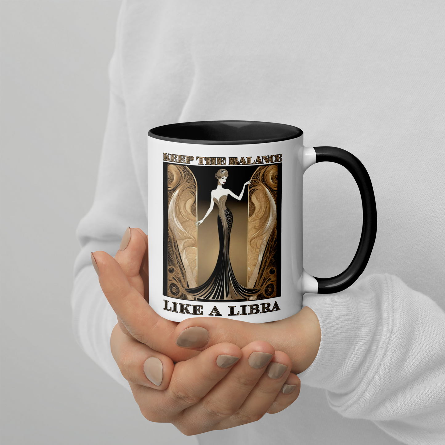 Libra Mug with Color Inside - Zodiac Gift for Astrology Lovers