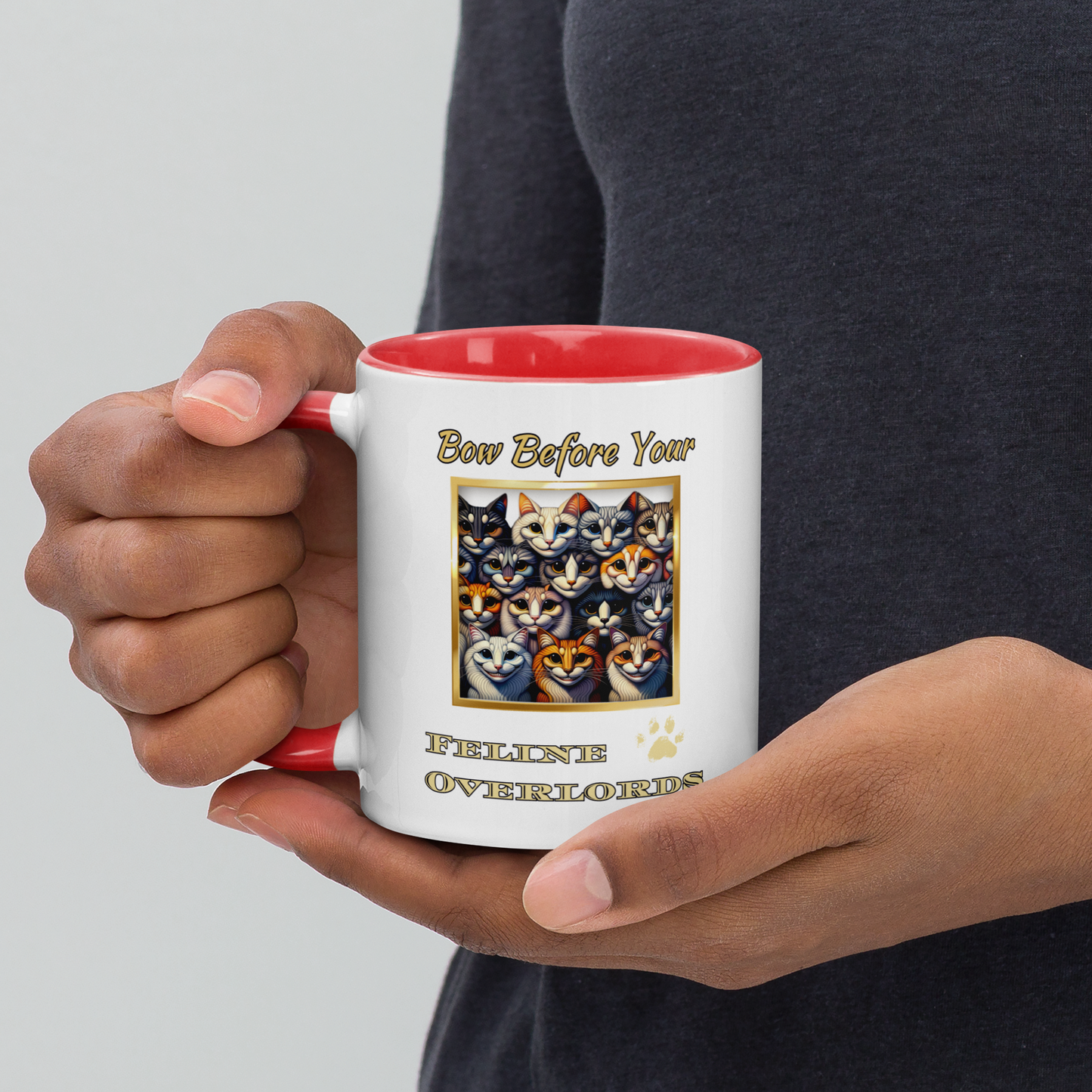 Mug Cat Tea Coffee Cup Feline Gift Cat Lover Unique Style Cat Themed 11oz  Retro Perfect Gift For Catful Lovers Kitty Vibe